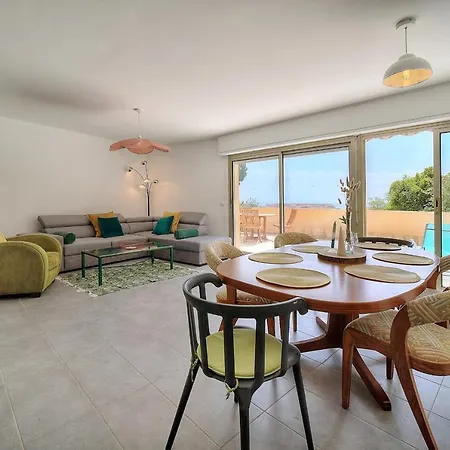 Apartment Immogroom- Sea View - Pool- Terraces - Parking - Quiet Cannes